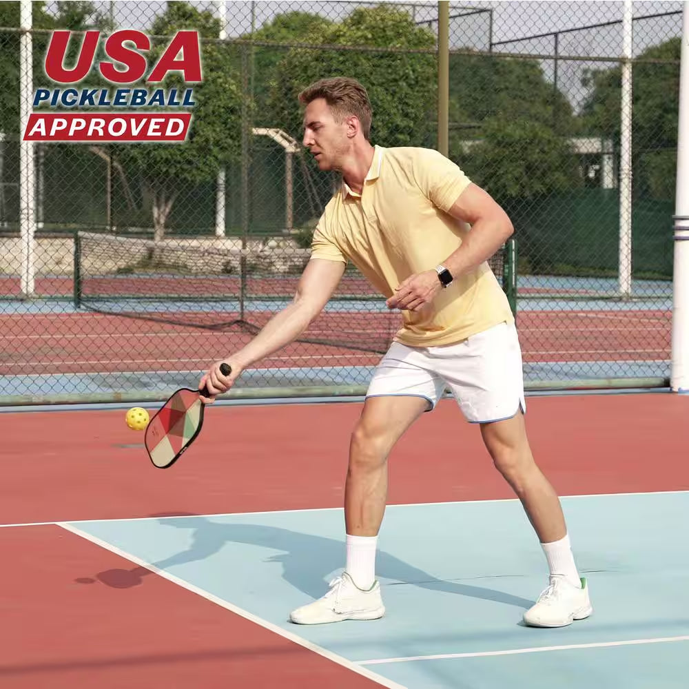 Cascade Polymer Honeycomb Pickleball Paddle with Neoprene Cover and Carry Bag