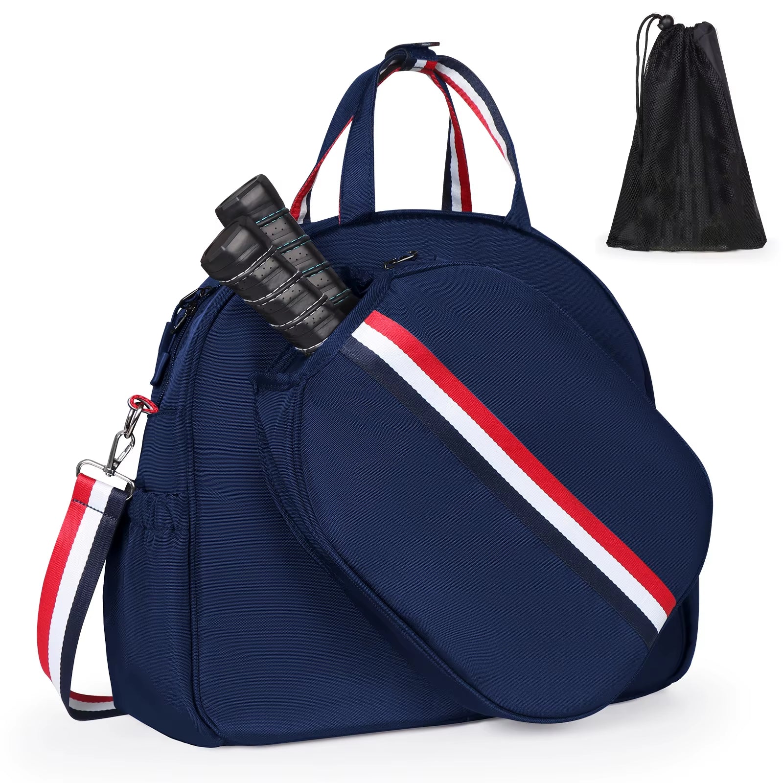 Adjustable Pickleball Paddle Backpack Bag Multi Sport Large Capacity Storage Tennis Racquetball Equipment for Men Women