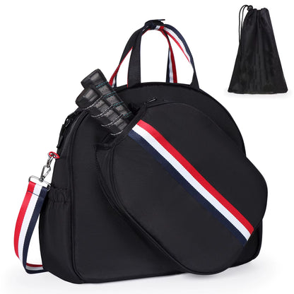 Adjustable Pickleball Paddle Backpack Bag Multi Sport Large Capacity Storage Tennis Racquetball Equipment for Men Women