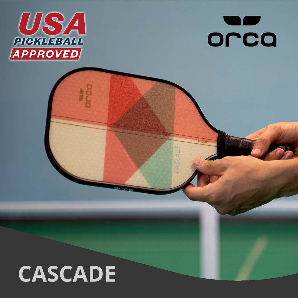 Cascade Polymer Honeycomb Pickleball Paddle with Neoprene Cover and Carry Bag