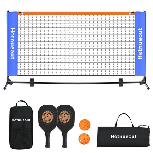 Pickleball Set with Net and Paddles 5FT Wide Indoor Mini Portable Pickle Ball...