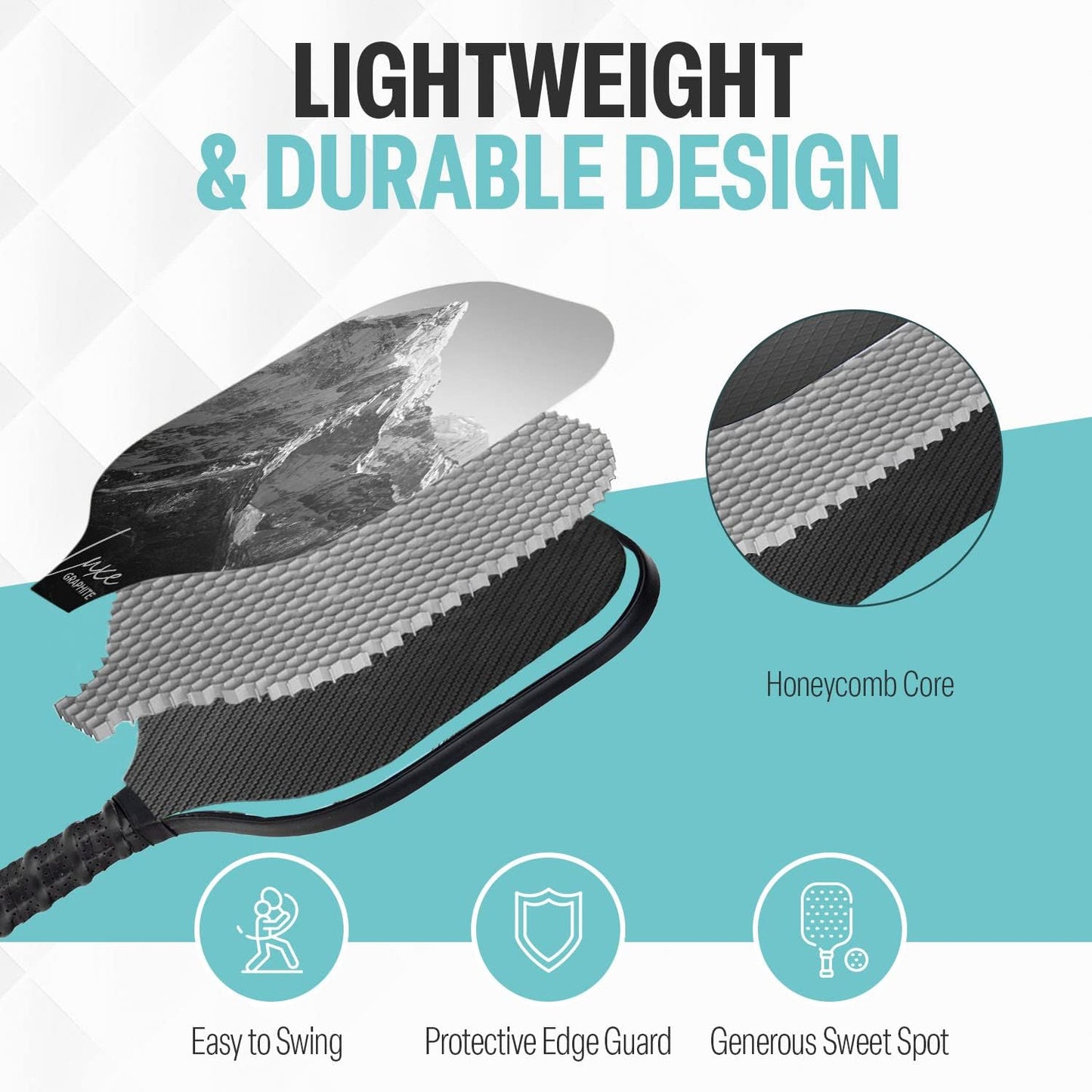 Carbon Fiber Pickleball Paddles – Lightweight, Durable Pickleball Racket - Toray 700 Carbon Pickleball Paddle - Enhanced Spin Texture Pickleball Paddles Carbon Fiber - Cover Included