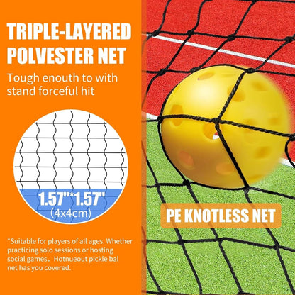 Pickleball Set with Net and Paddles 5FT Wide Indoor Mini Portable Pickle Ball...