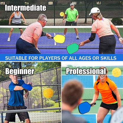 20 Pack Pickleball Balls, USAPA Approved 40 Holes High Elasticity & Durable Pickle Balls (Multicolor)