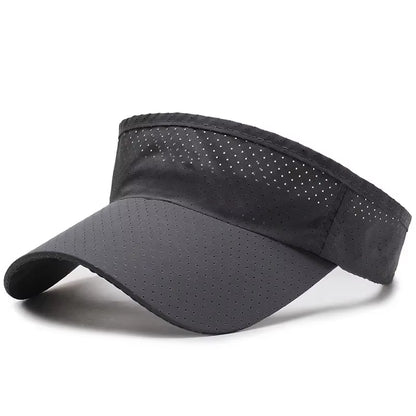 Summer Breathable Air Sun Hats Men Women Adjustable Visor UV Protection Top Empty Solid Sports Tennis Running Sunscreen Cap Hat