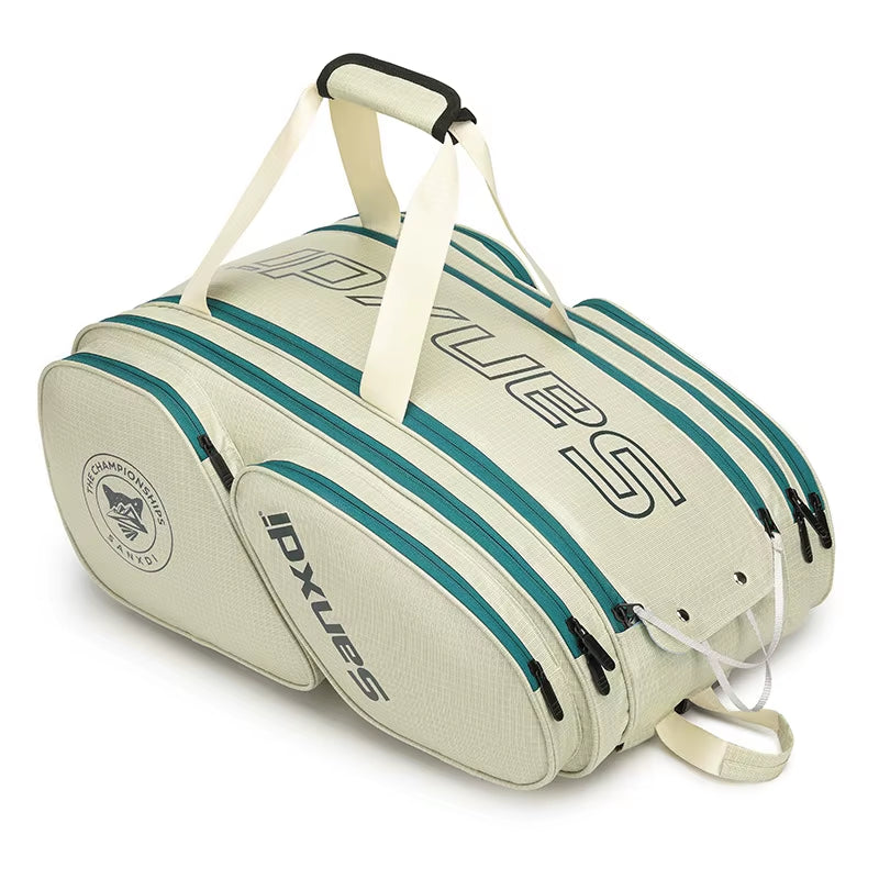 2026 SANXDI Pickleball Backpack Unisex Versitle Tennis Racquet Bag Large Capacity Shoes Compartment Pickleball Racket Travel Bag