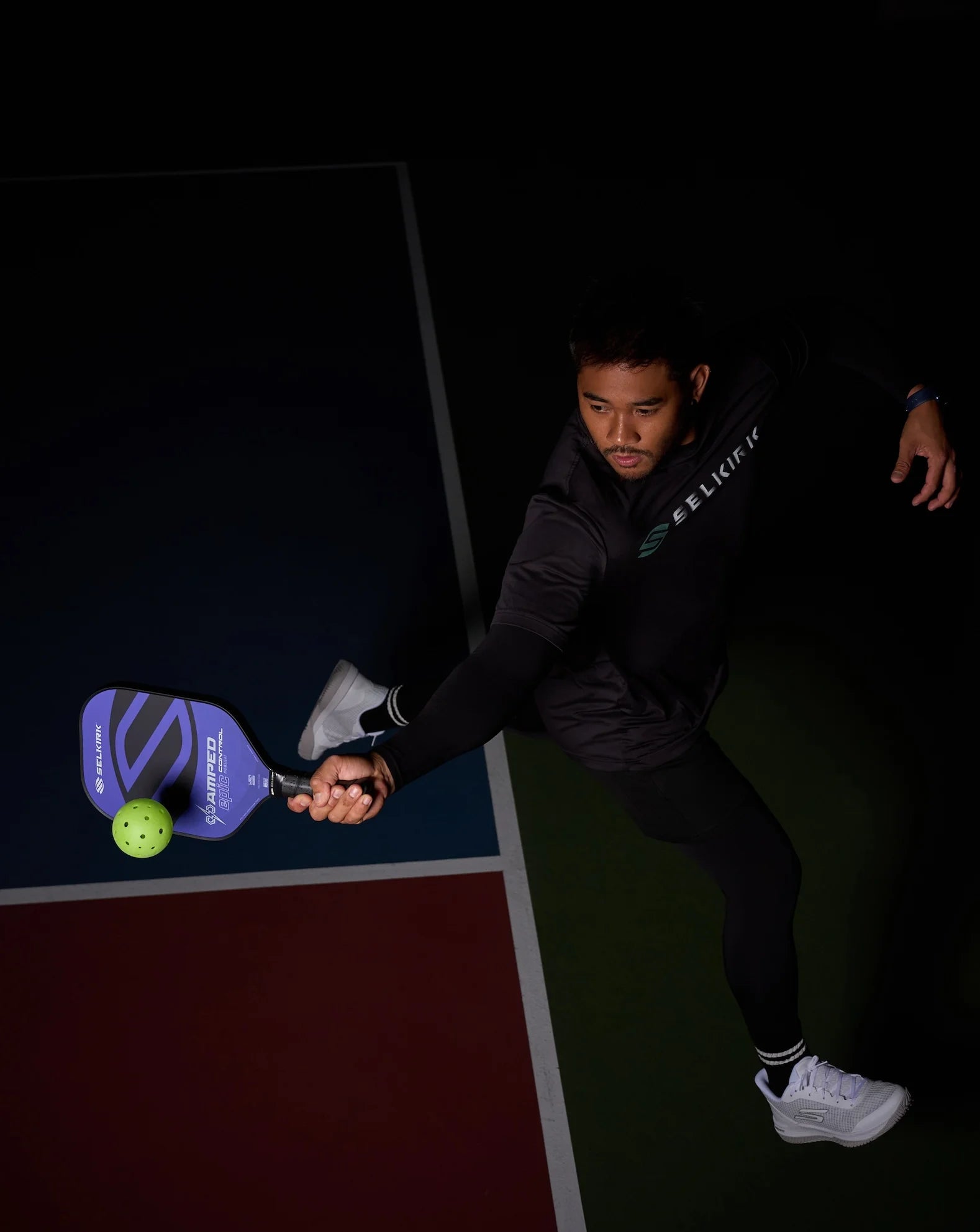 Selkirk Amped Control Epic Pickleball Paddle – Lightweight Composite Paddle for Spin & Control – USAPA Approved – for Beginner to Advanced Players, Indoor & Outdoor Use