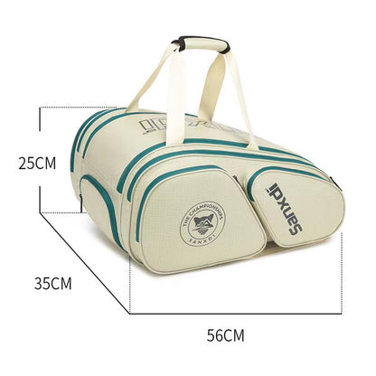 2026 SANXDI Pickleball Backpack Unisex Versitle Tennis Racquet Bag Large Capacity Shoes Compartment Pickleball Racket Travel Bag