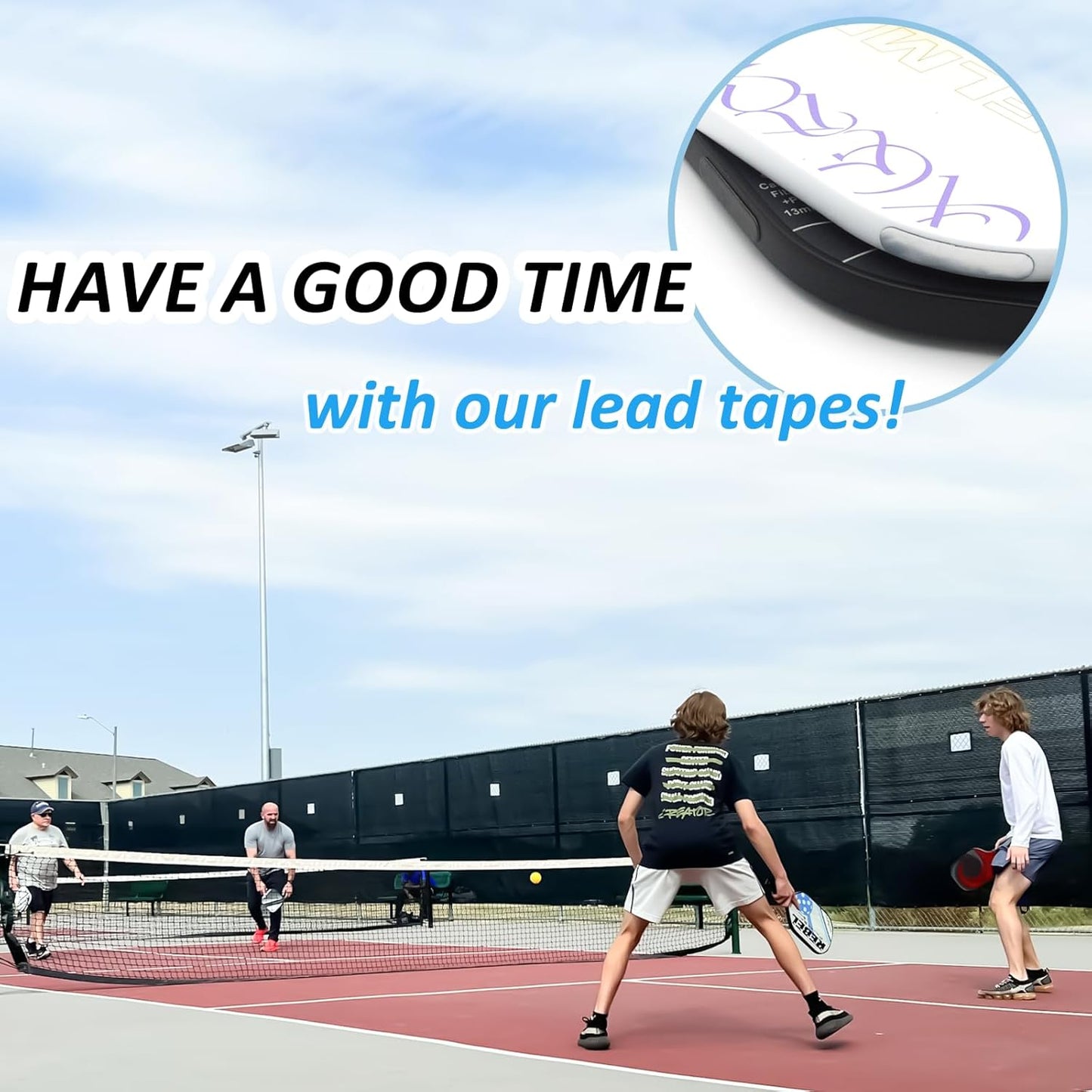 Lead Tape for Pickleball Paddles, 30Pcs 3G Adhesive Pickleball Lead Tape for Pad